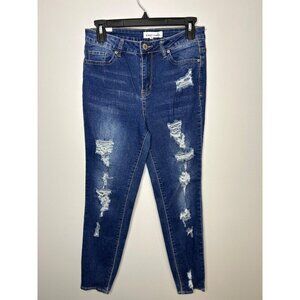 Almost famous Distressed ripped jeans Women's Size 9 juniors